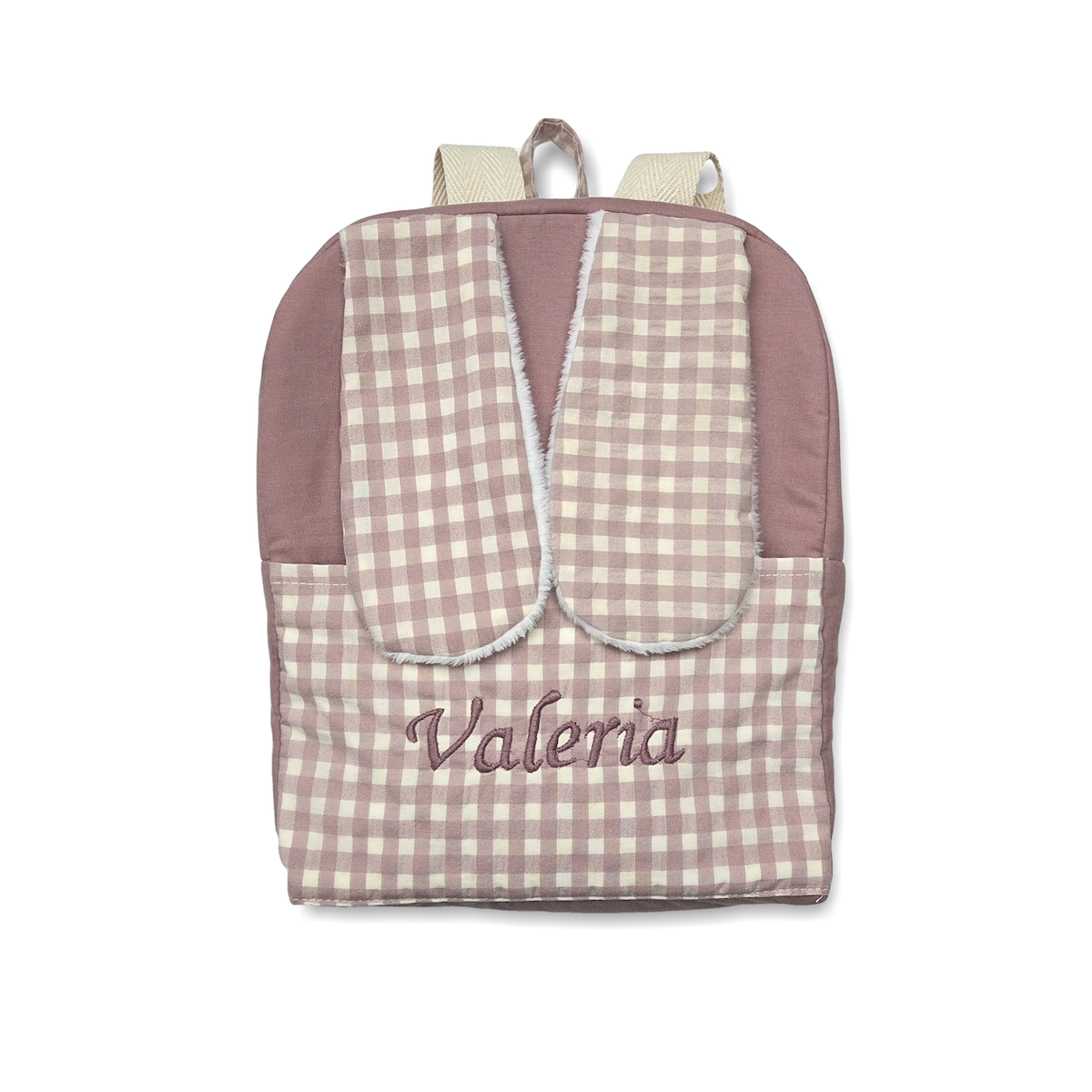 Mochila con orejas de conejo