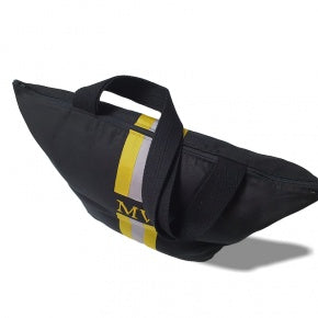 Bolsa De Playa Negra Con Amarillo Y Gris