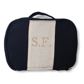 Neceser Maquillaje Negro Con Natural