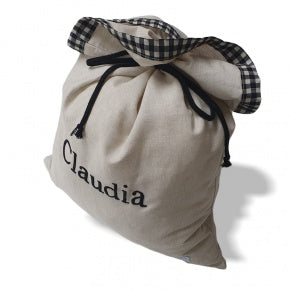 Saco Navidad Lino Con Vichy