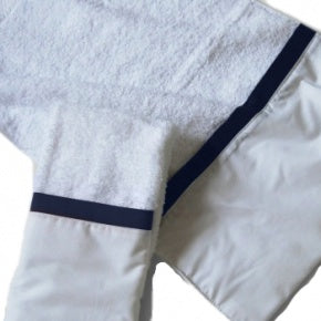 Juego De Toallas Con Pestaña Azul