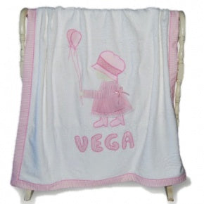 Toalla Muñeca Rosa