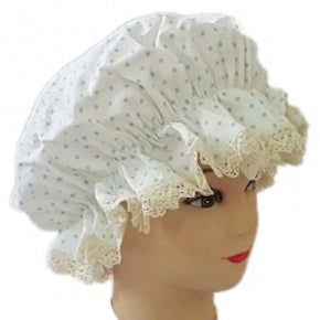 Gorro Ducha Beige Con Punto Aquamarina