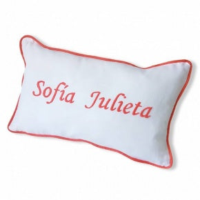 Cojín Cordón Personalizado En Coral