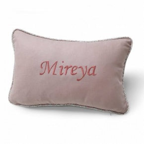 Cojín Cordón Rosa Empolvado Cordón Flor