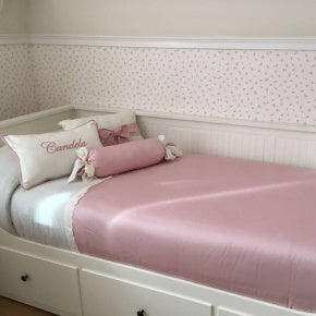 Nórdico Sarga Rosa Y Plumetti Blanco