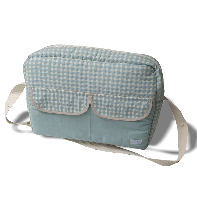 Bolsa Lado Vichy Verde