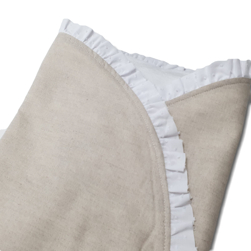 Arrullo Lino Natural con Plumeti