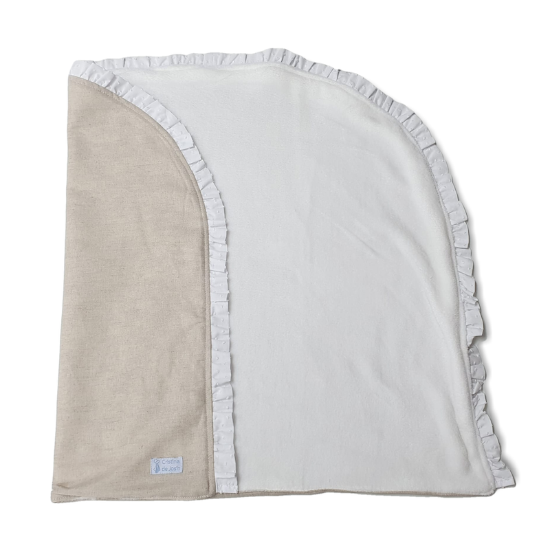 Arrullo Lino Natural con Plumeti