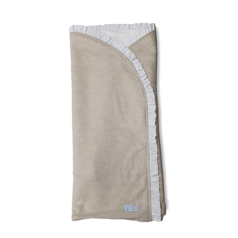 Arrullo Lino Natural con Plumeti