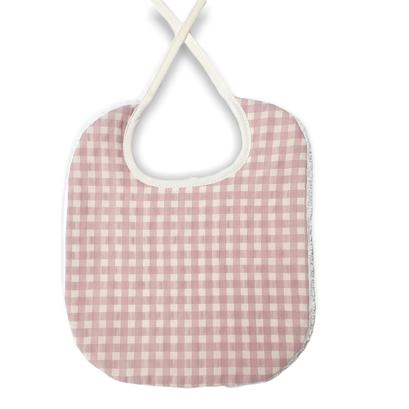 Babero Vichy Rosa