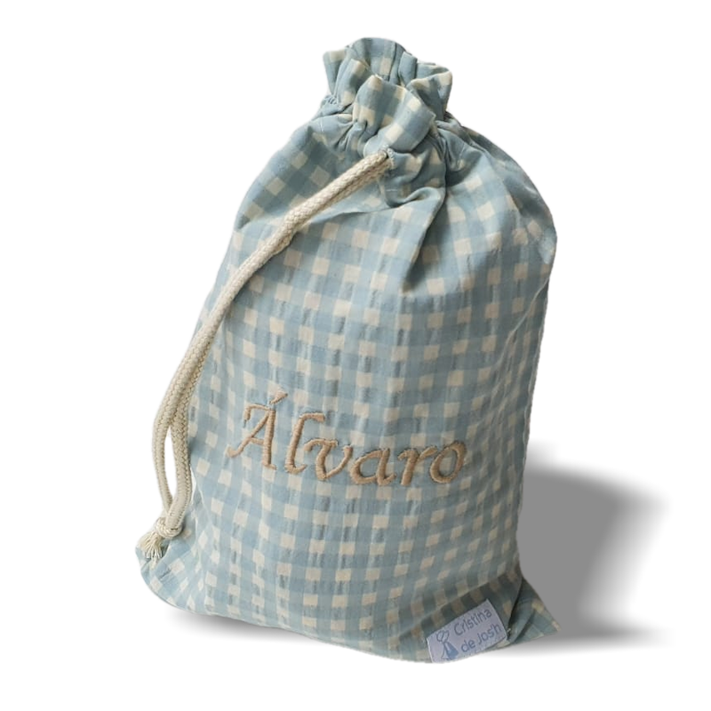 Bolsa Merienda Vichy Verde