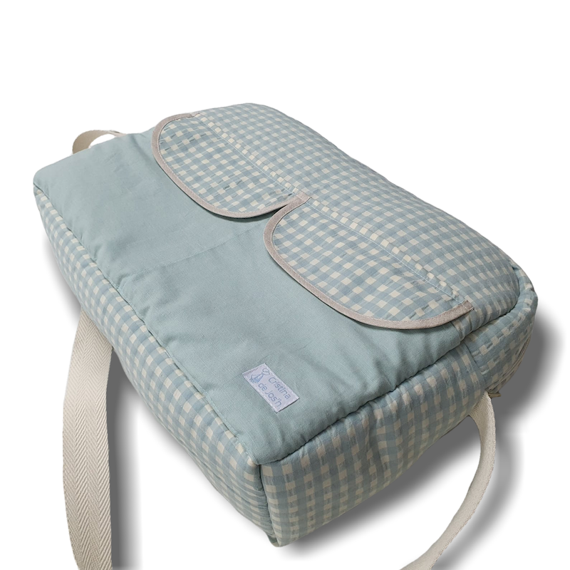 Bolsa Lado Vichy Verde