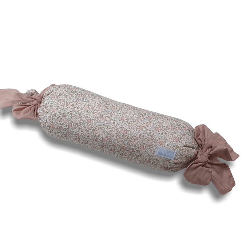 Cojin Rulo Flor Nuria y Nude