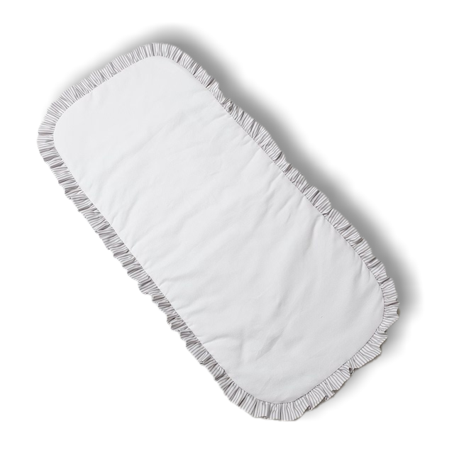 Encimera Blanca y Raya Gris