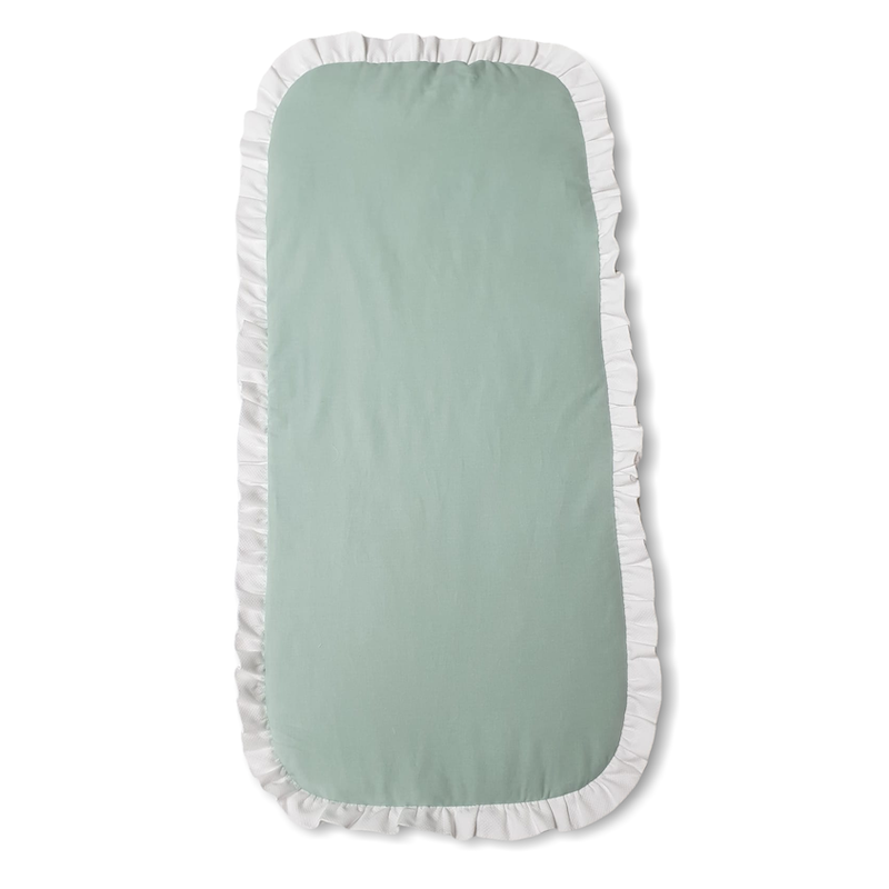 Encimera Colchón Verde y Blanco