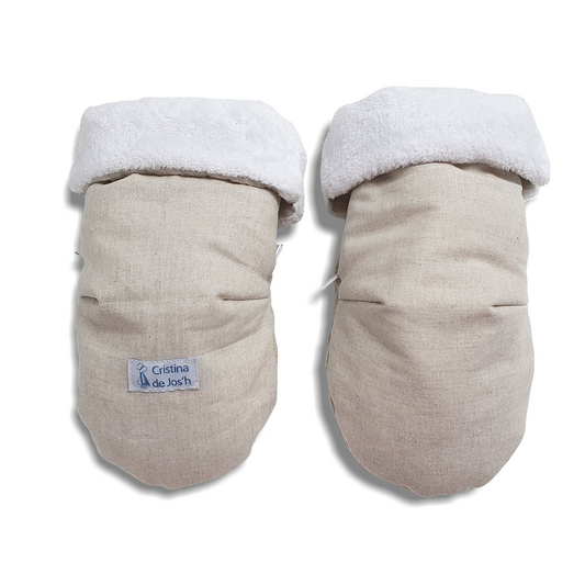 Manoplas en Lino Natural