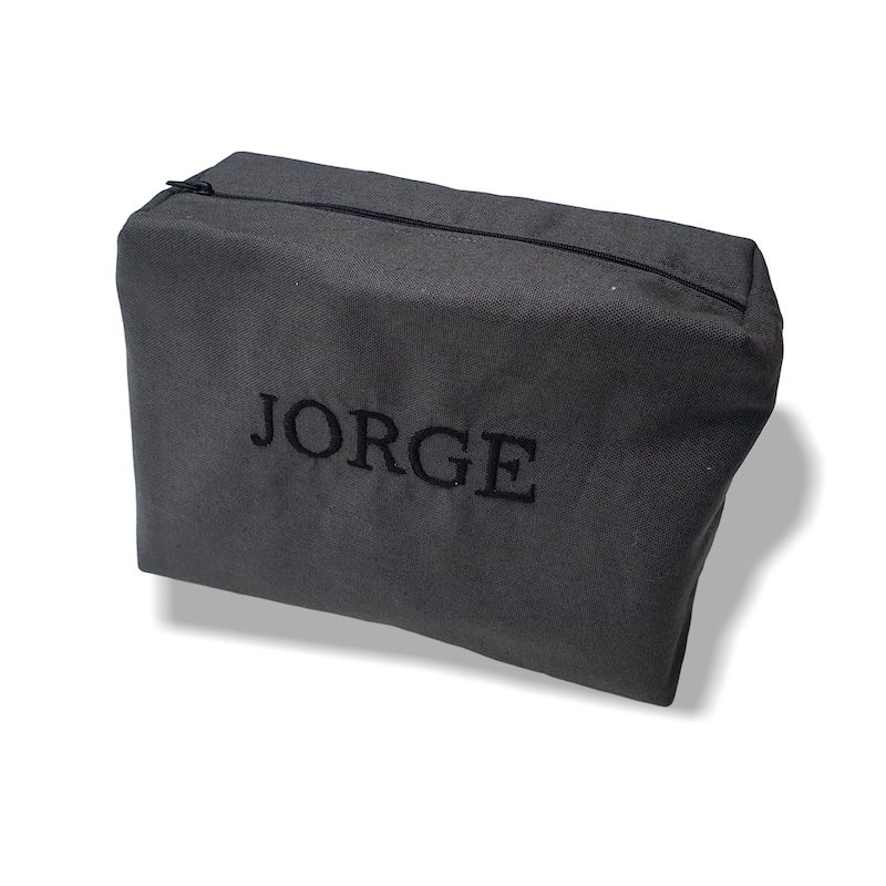 Neceser Cuadrado Oxford Gris