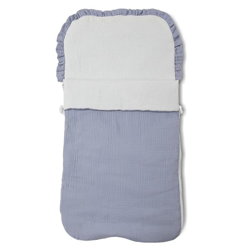 Saco Nana Bámbula Azul y Blanco
