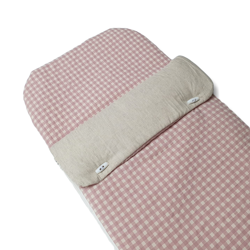 Saco Nana Vichy Rosa con Natural