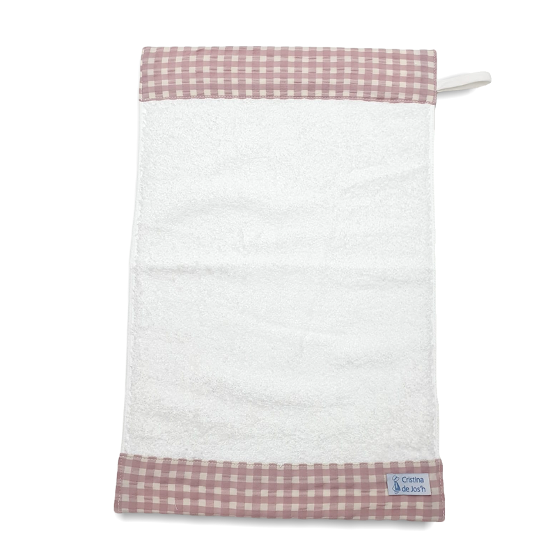 Toalla Guardería Vichy Rosa