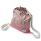 Mochila con cordón dos telas