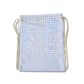 Mochila con cordón dos telas