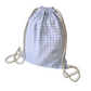Mochila con cordón dos telas