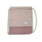 Mochila con cordón dos telas