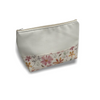 Ninguna / Polipiel beige y flor