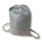 Mochila con cordón dos telas