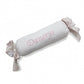 Cojín Rulo Plumetti Blanco Y Flor Bea