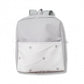Mochila Con Bolsillo Gris Con Estrellita