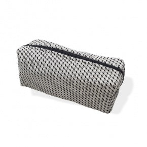 Estuche Rombos Blanco Y Negro