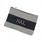 Cartera De Mano Rombos Negro Y Blanco