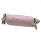 Cojín Rulo Rosa Con Lino Natural