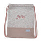 Mochila Cordón Flor Nuria Y Nude