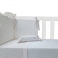 Conjunto Plumetti Blanco Y Flor Bea Rosa