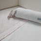 Conjunto Plumetti Blanco Y Flor Bea Rosa