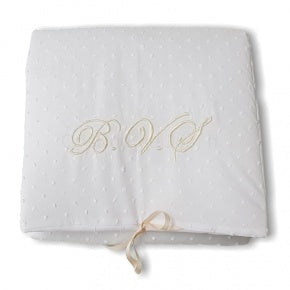 Cambiador Plumetti Blanco Con Beige Crema