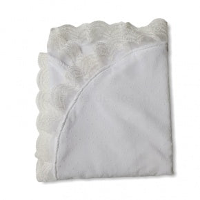 Arrullo Plumetti Blanco Con Puntilla