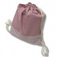 Mochila Cordón Vichy Rosa Y Liso
