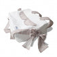 Bolsa Lado Plumetti Blanco Y Flor Nuria Rosa