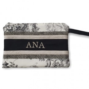 Cartera De Mano Toile De Jouy Personalizada