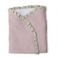 Arrullo Wafle Rosa Con Lino Natural