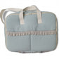 Maleta Maternal Wafle Verde Con Volante