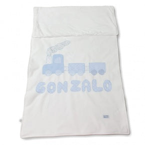 Manta Coralina Tren Azul