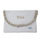 Bolsa Muda Plumetti Blanco Con Natural