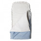 Saco Nana Sarga Azul Con Flor Bea Y Blanco