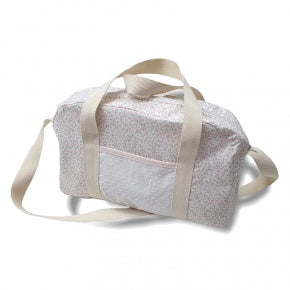 Bolsa Baby Flor Bea Rosa Con Plumetti